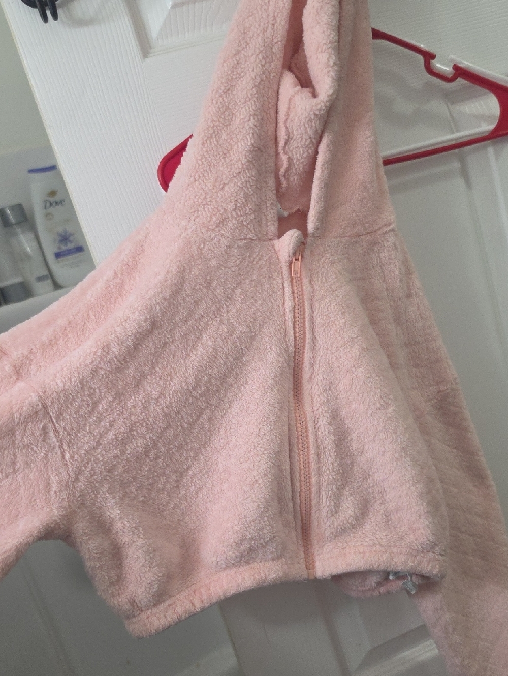 Cozy Pink Fleece Hoodie
